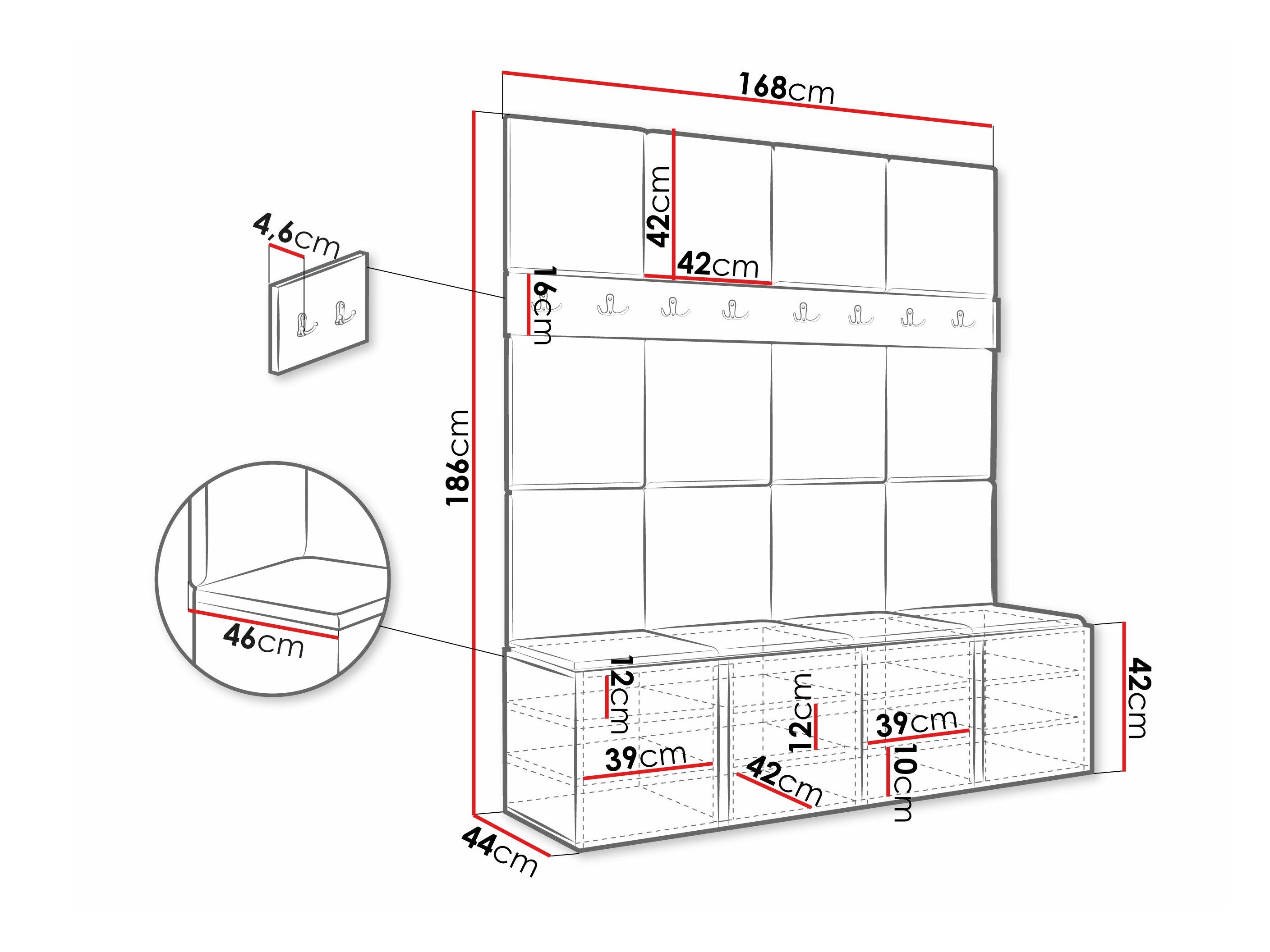 Meuble d'entrée Pinis V (Manila 35)