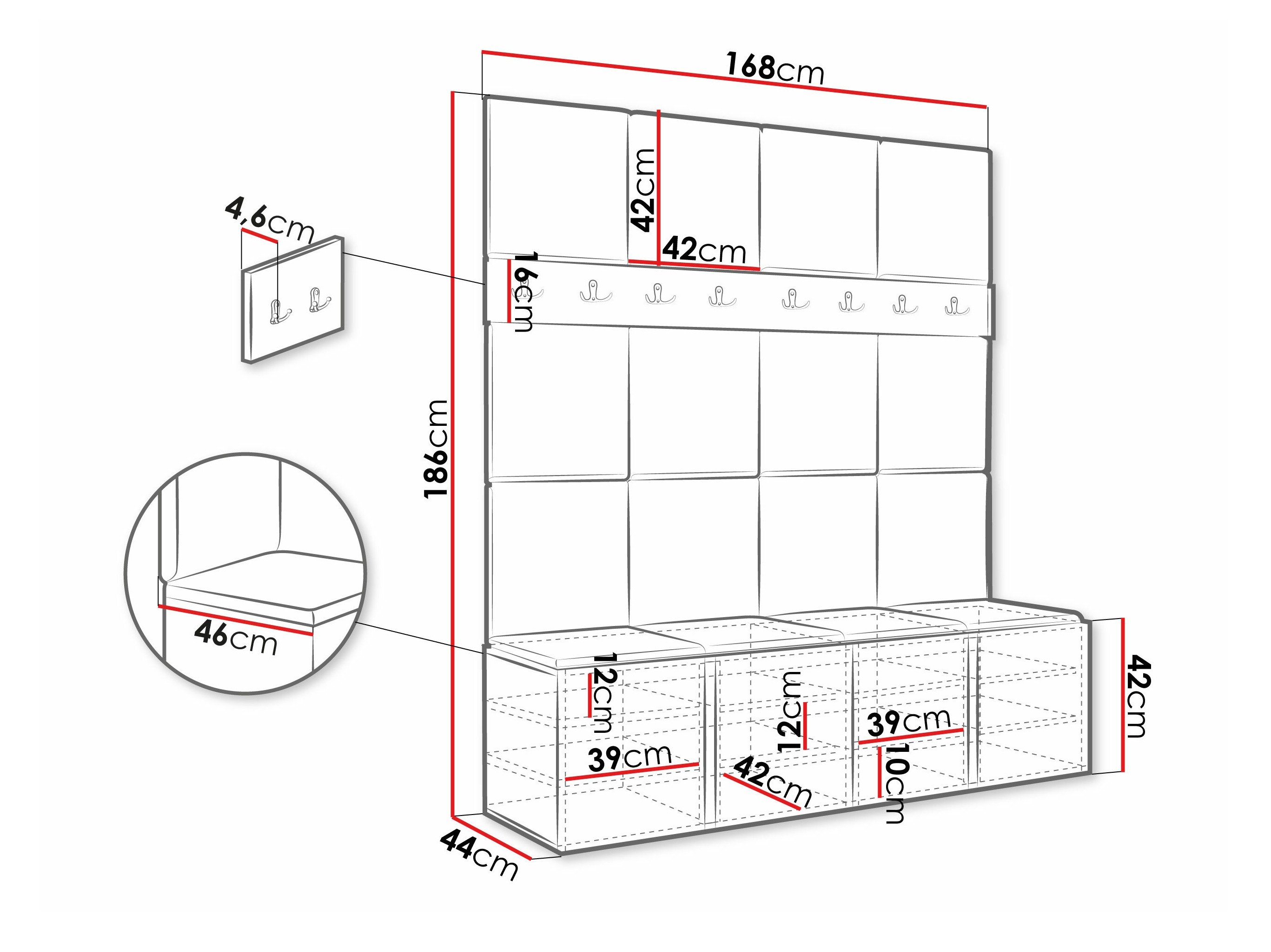Meuble d'entrée Pinis V (Manila 26)