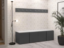 Meuble d'entrée Pinis VII (Faux cuir Soft 017)