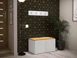 Meuble d'entrée Pinis VI (Blanc)