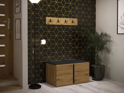 Meuble d'entrée Pinis VI (Faux cuir Soft 011)