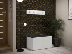 Meuble d'entrée Pinis VI (Faux cuir Soft 011)