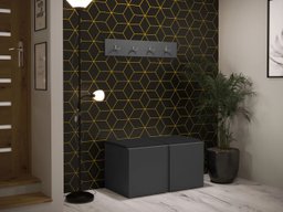 Meuble d'entrée Pinis VI (Faux cuir Soft 011)