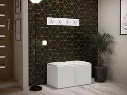 Meuble d'entrée Pinis VI (Faux cuir Soft 017)