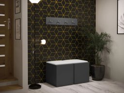 Meuble d'entrée Pinis VI (Faux cuir Soft 017)