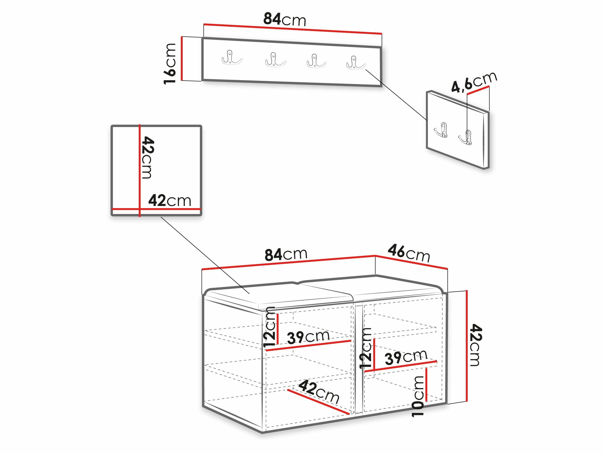 Meuble d'entrée Pinis VI (Manila 02)