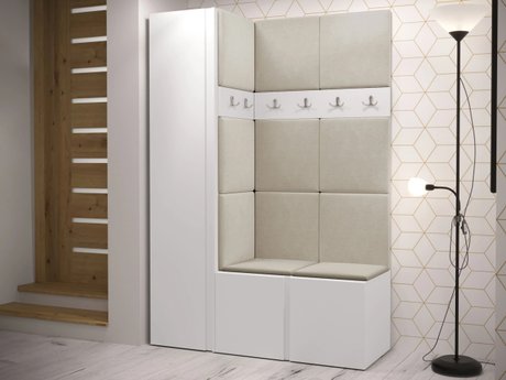 Meuble d'entrée Pinis IX (Blanc)