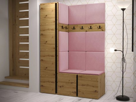 Meuble d'entrée Pinis IX (Chêne Artisan)