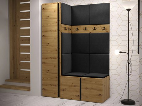 Meuble d'entrée Pinis IX (Chêne Artisan)