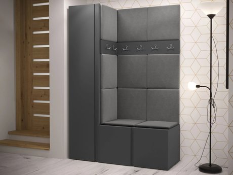 Meuble d'entrée Pinis IX (Graphite)