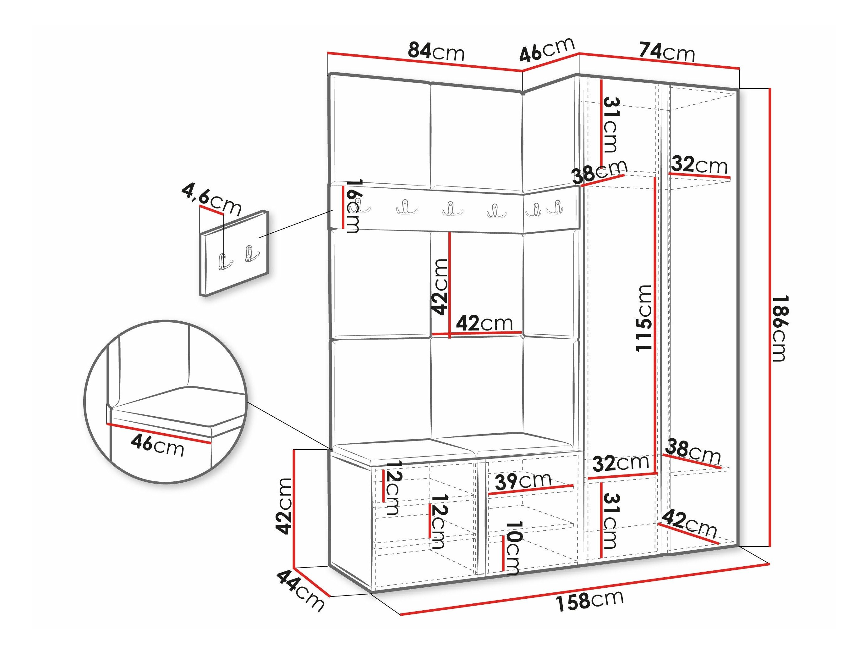 Meuble d'entrée Pinis X (Manila 11)