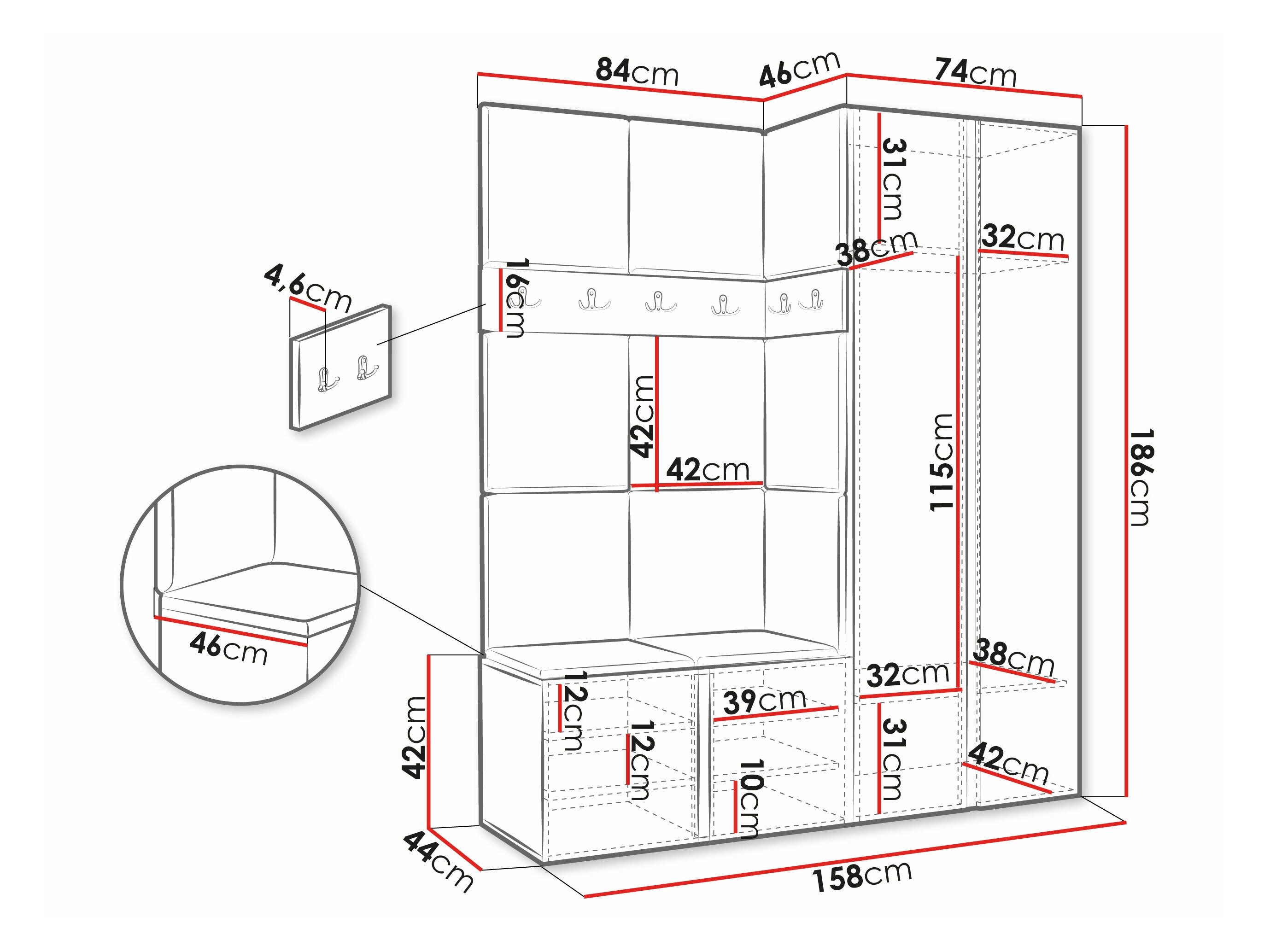 Meuble d'entrée Pinis X (Manila 18)