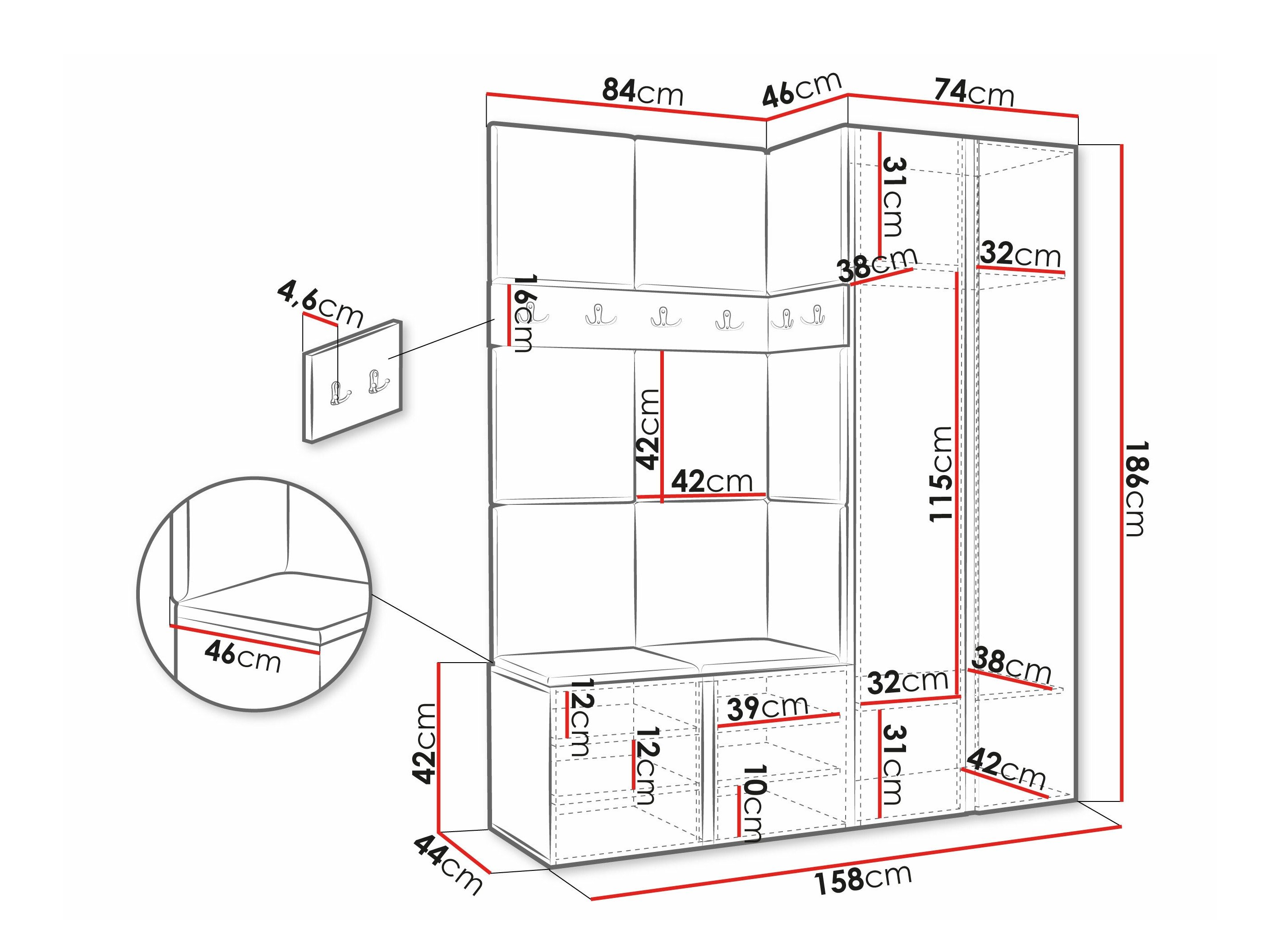 Meuble d'entrée Pinis X (Manila 26)