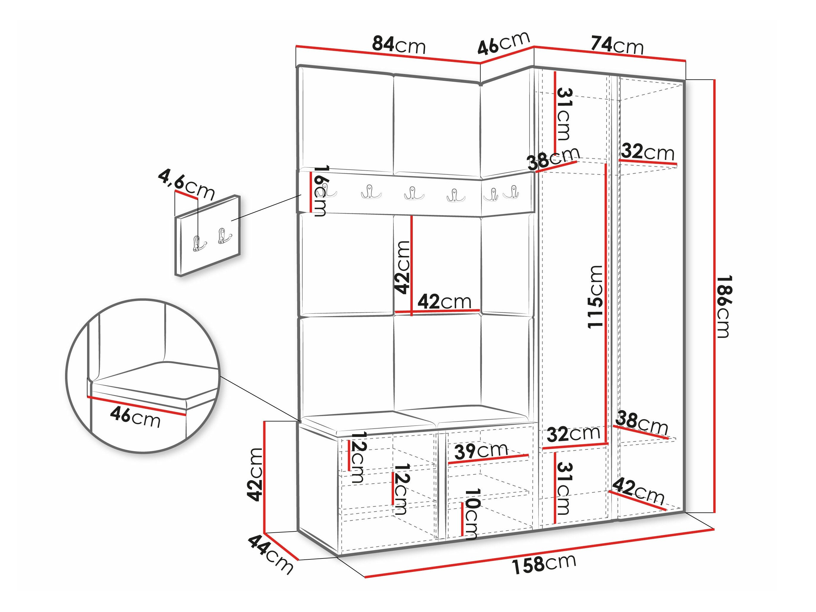 Meuble d'entrée Pinis X (Manila 26)