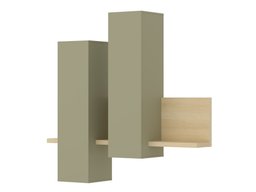 Armoire murale Lutiva 101 (Eucalyptus + Chêne)