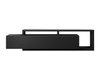 Meuble TV Lutiva 103 (Noir mat)