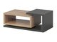 Table basse Lutiva 104 (Anthracite + Ribbec chêne)