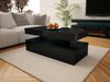 Table basse Monfero (Noir + Noir brillant)