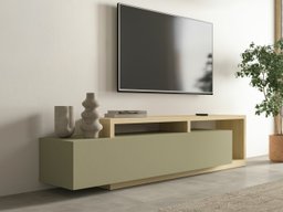 Meuble TV Lutiva 103 (Eucalyptus + Chêne)