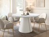 Table Oswego 166 (Marbre blanc)