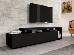 Meuble TV Lutiva 103 (Noir mat)