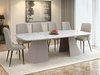 Table Oswego 170 (Marbre blanc)