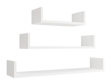 Ensemble d'étagères murales Lexicon (Blanc)