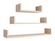 Ensemble d'étagères murales Lexicon (Sonoma chêne)