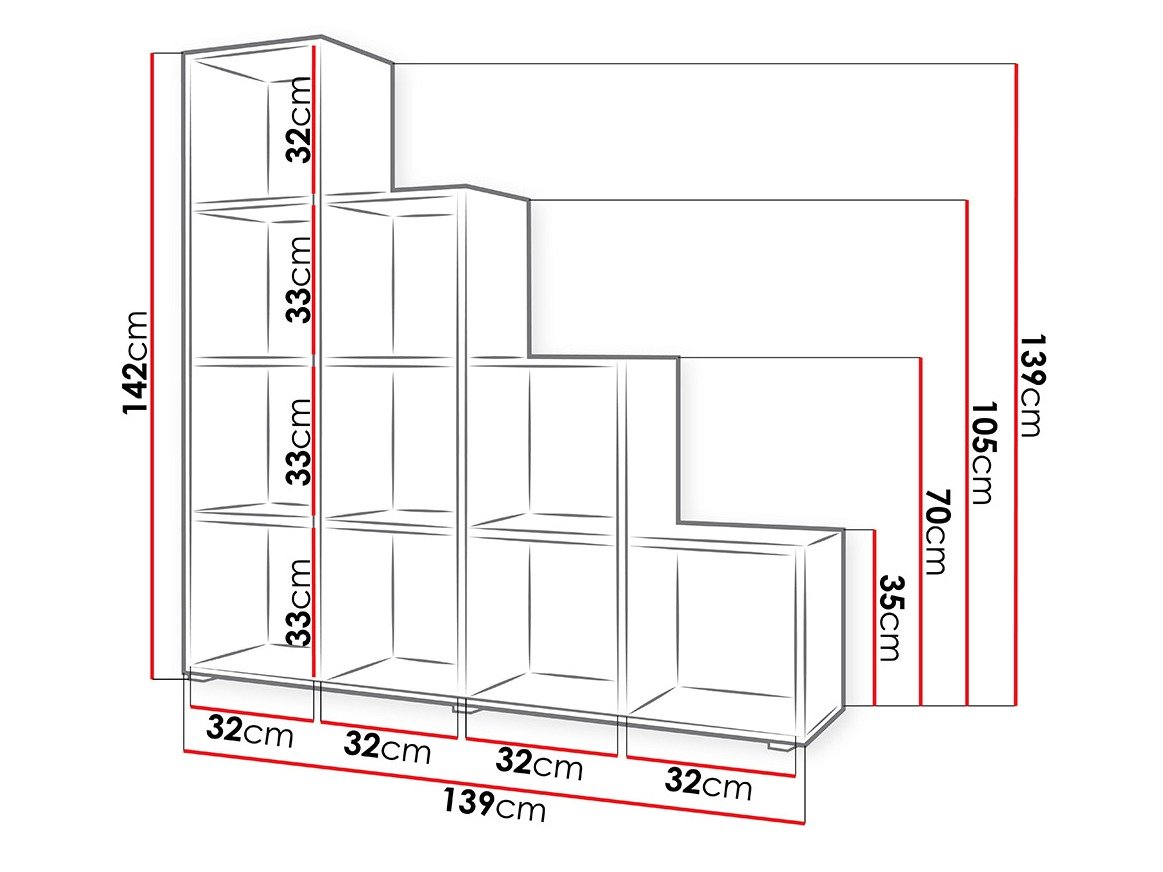 Étagère Lexicon I (Cachemire)