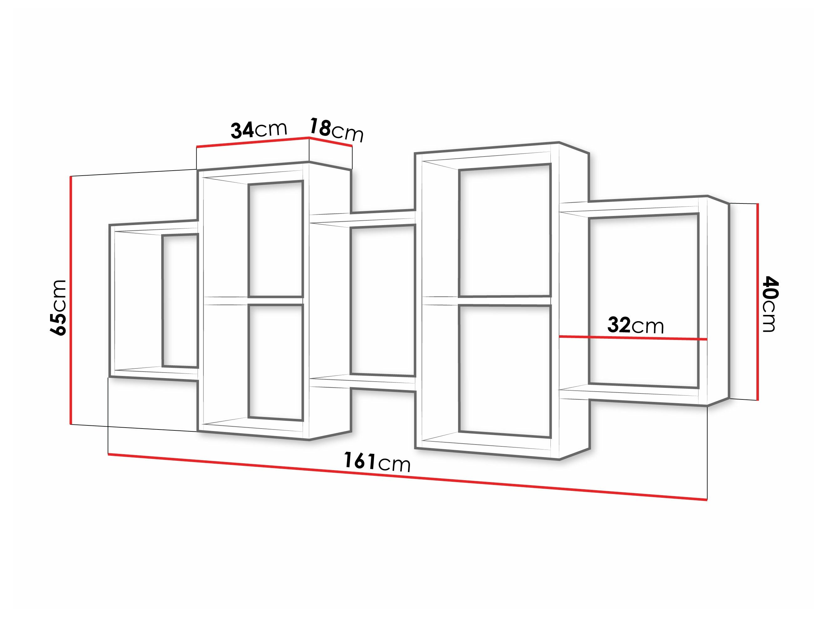 Étagère murale Lexicon (Blanc)
