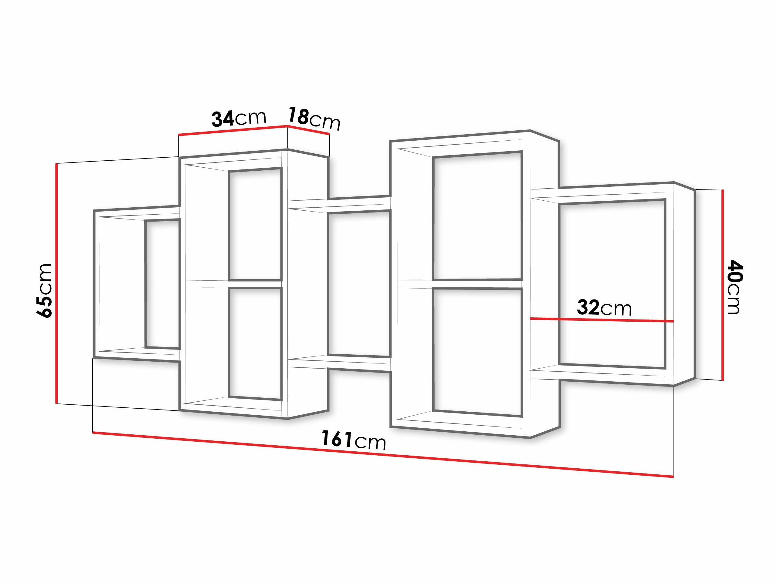 Étagère murale Lexicon (Graphite)