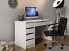 Bureau Comfivo 312 (Blanc + Blanc brillant)