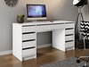 Bureau Comfivo Terros II (Blanc brillant + Blanc)