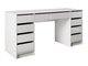 Bureau Comfivo Terros II (Blanc brillant + Blanc)