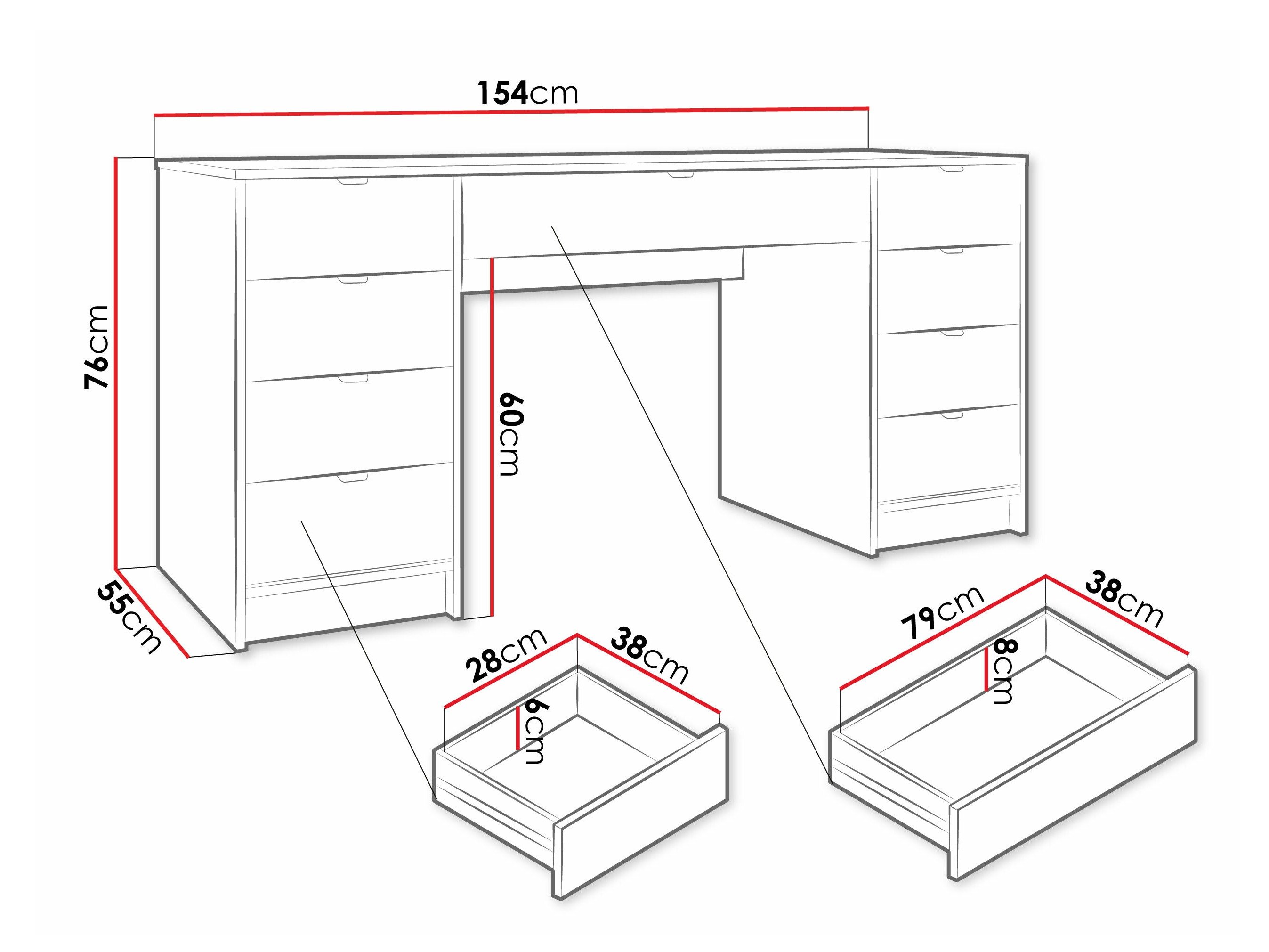 Bureau Comfivo Papilio I (Noir)