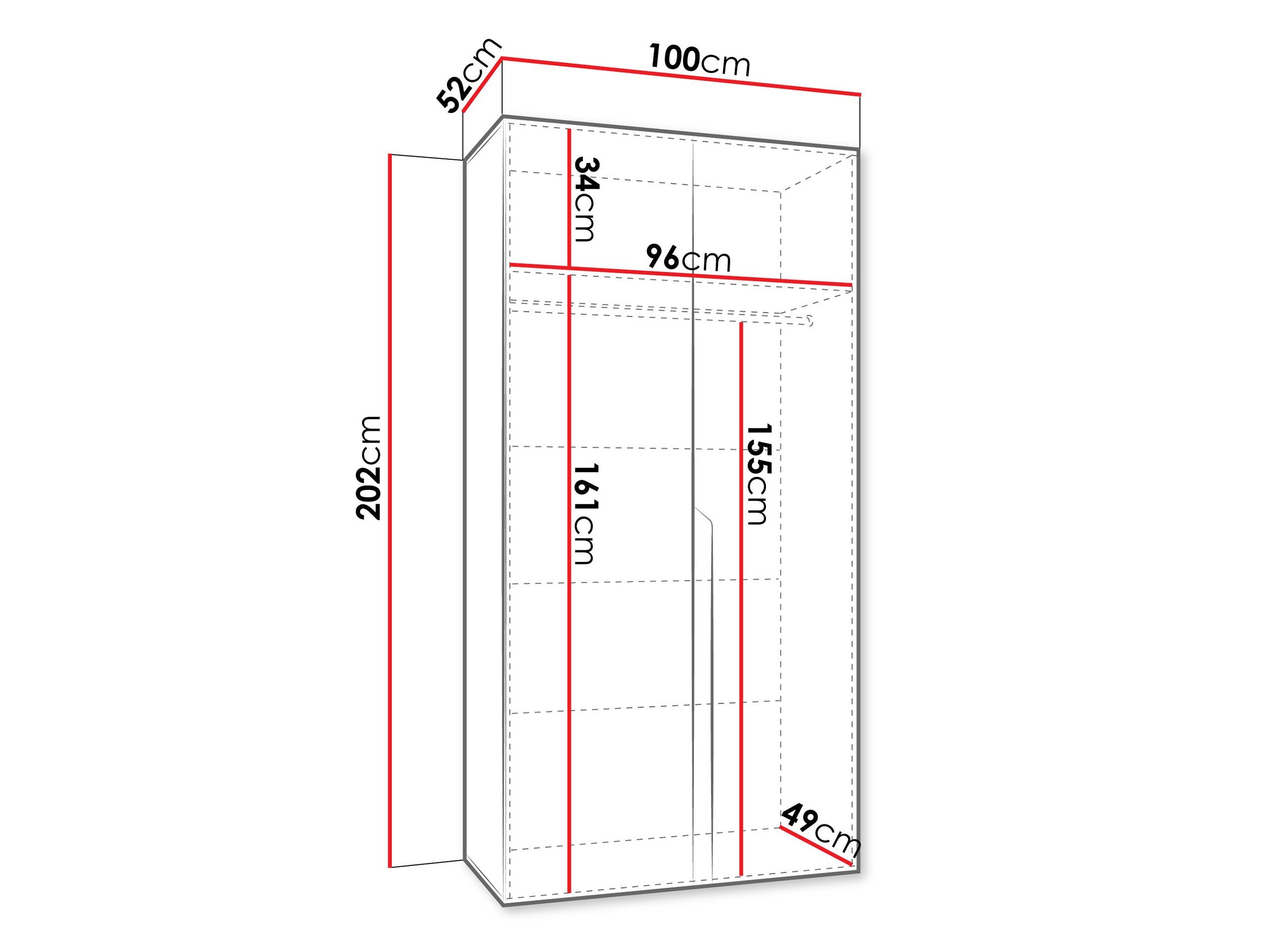 Armoire Hartford 579 (Cachemire)