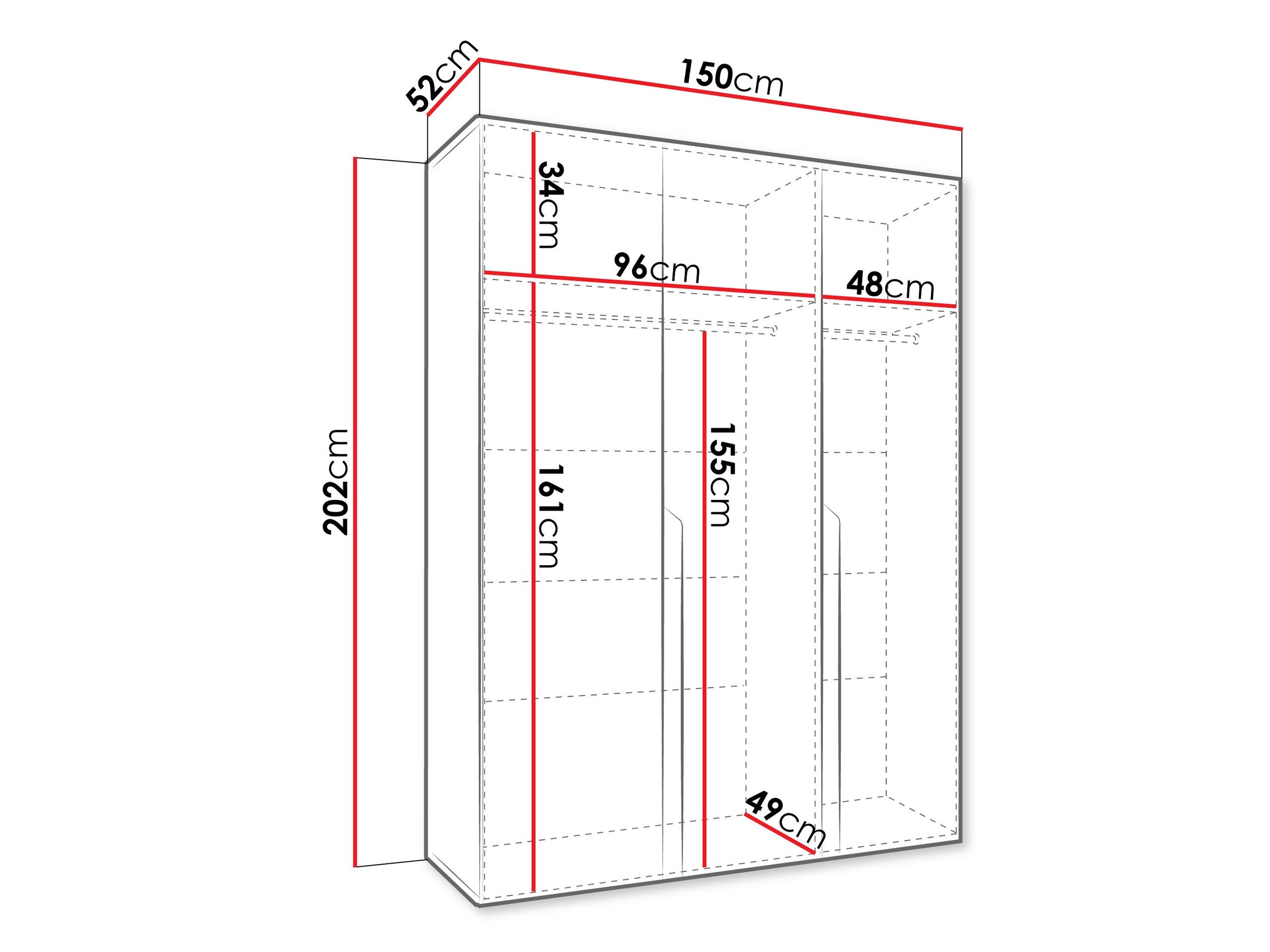 Armoire Hartford 580 (Cachemire)
