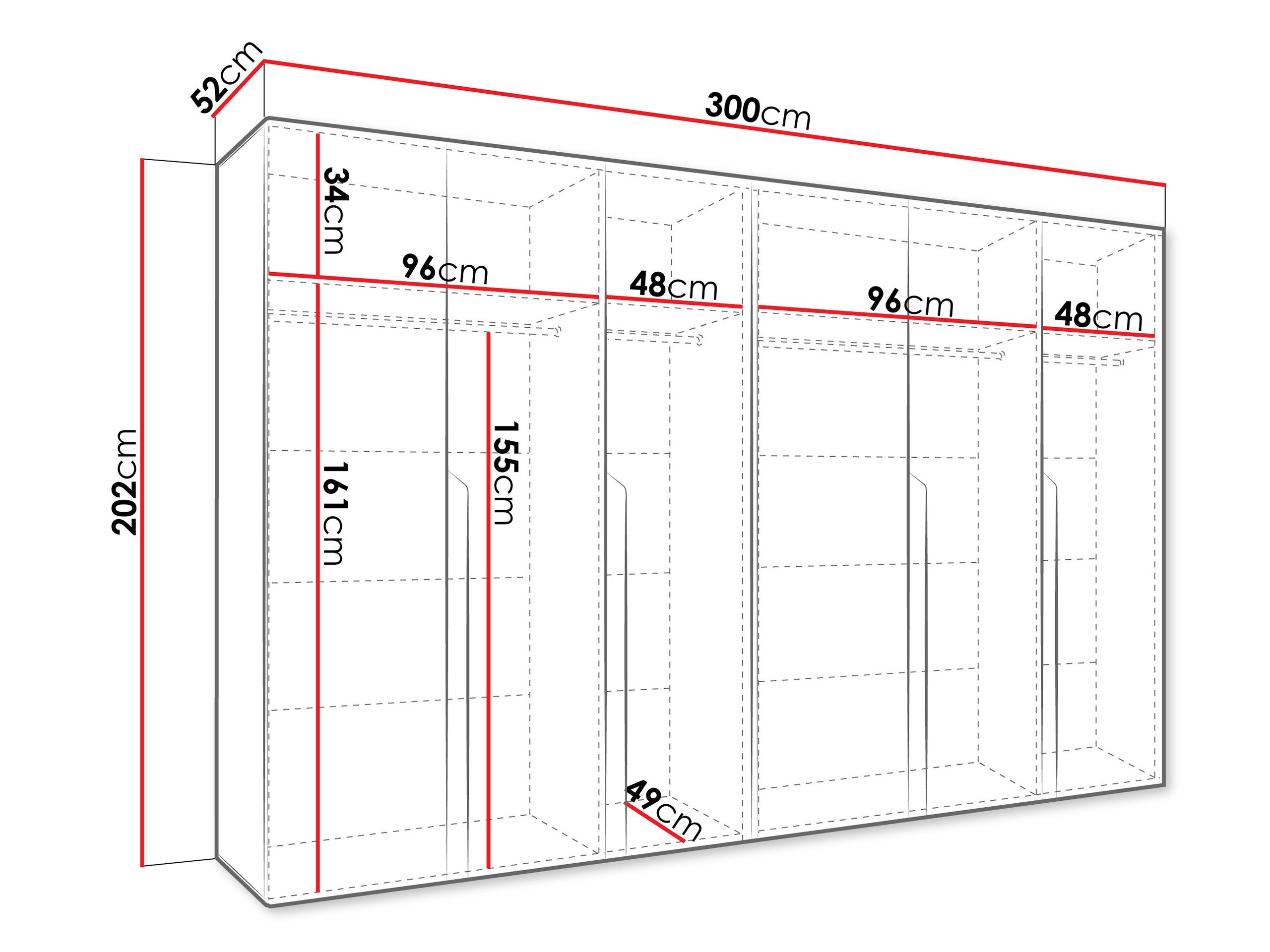 Armoire Hartford 583 (Blanc)