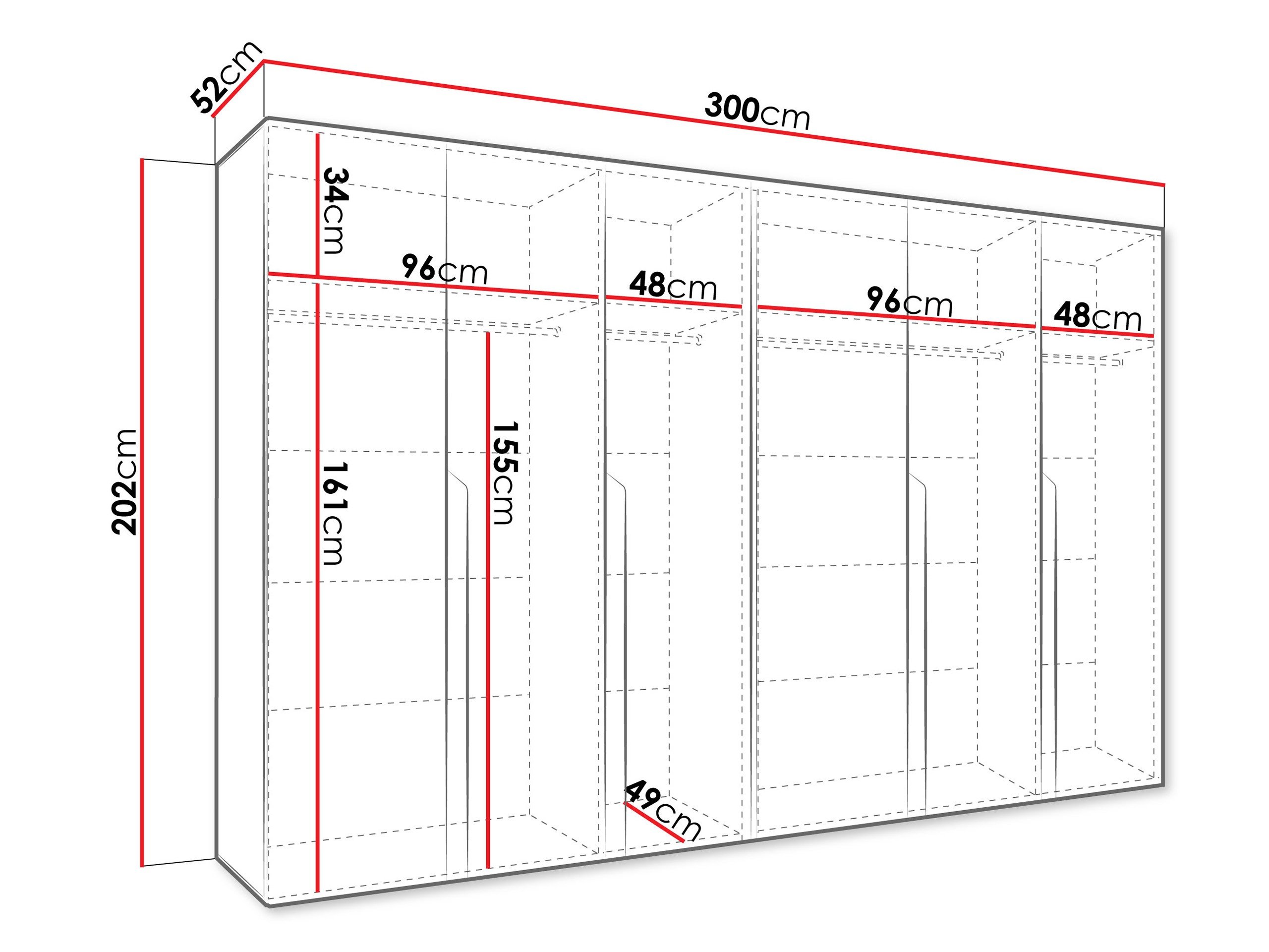 Armoire Hartford 583 (Blanc)