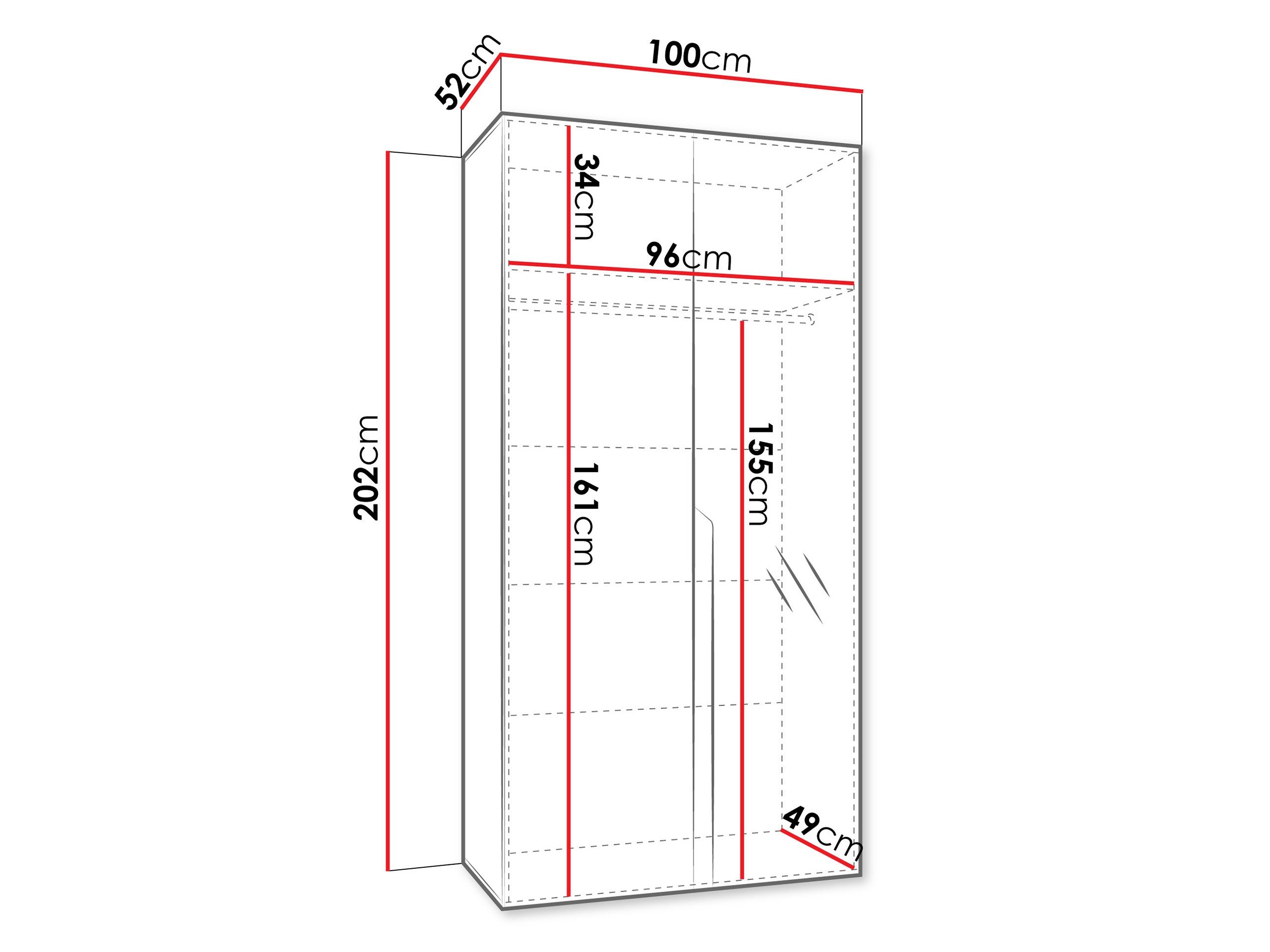 Armoire Hartford 584 (Cachemire)