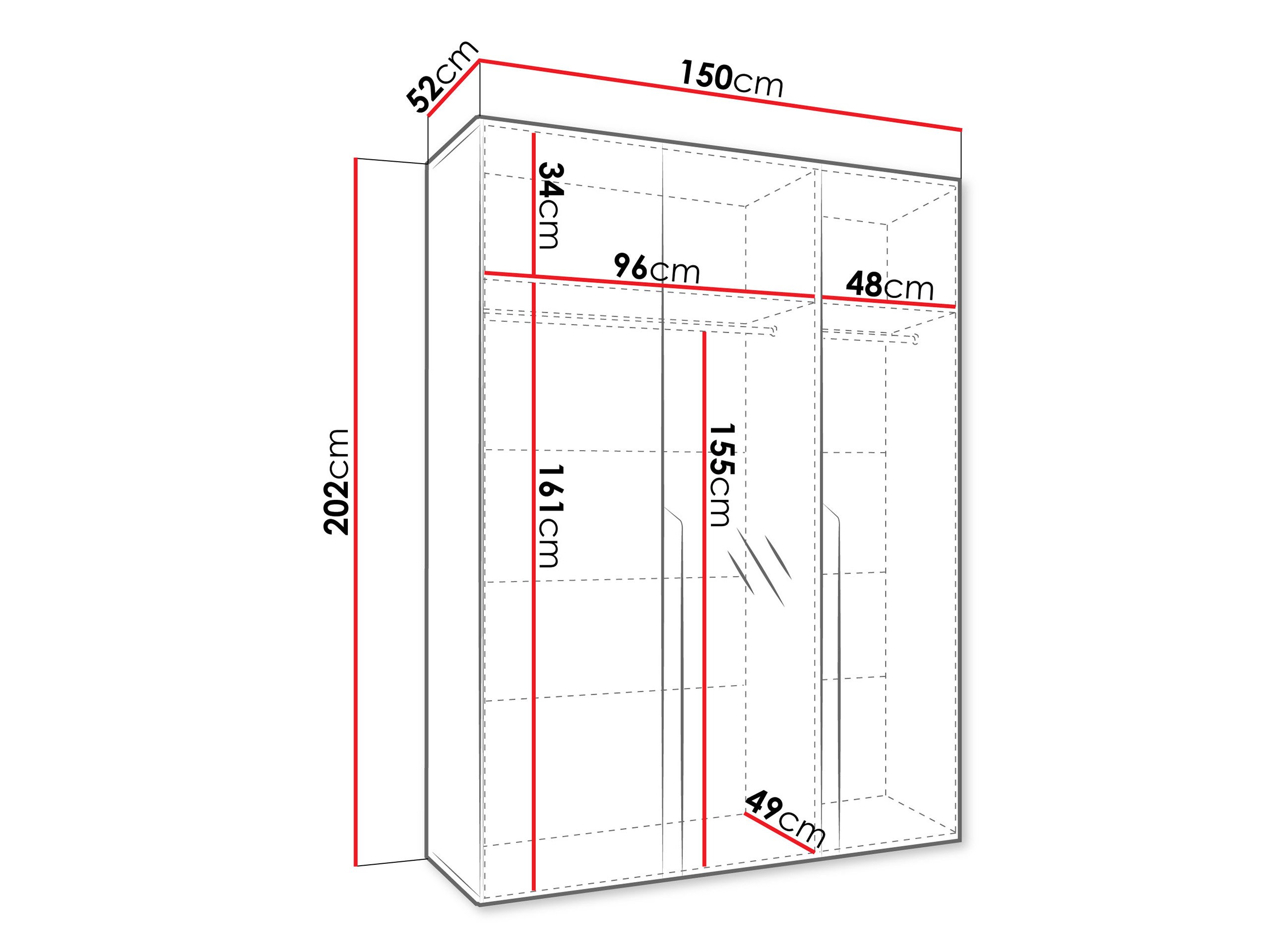 Armoire Hartford 585 (Cachemire)