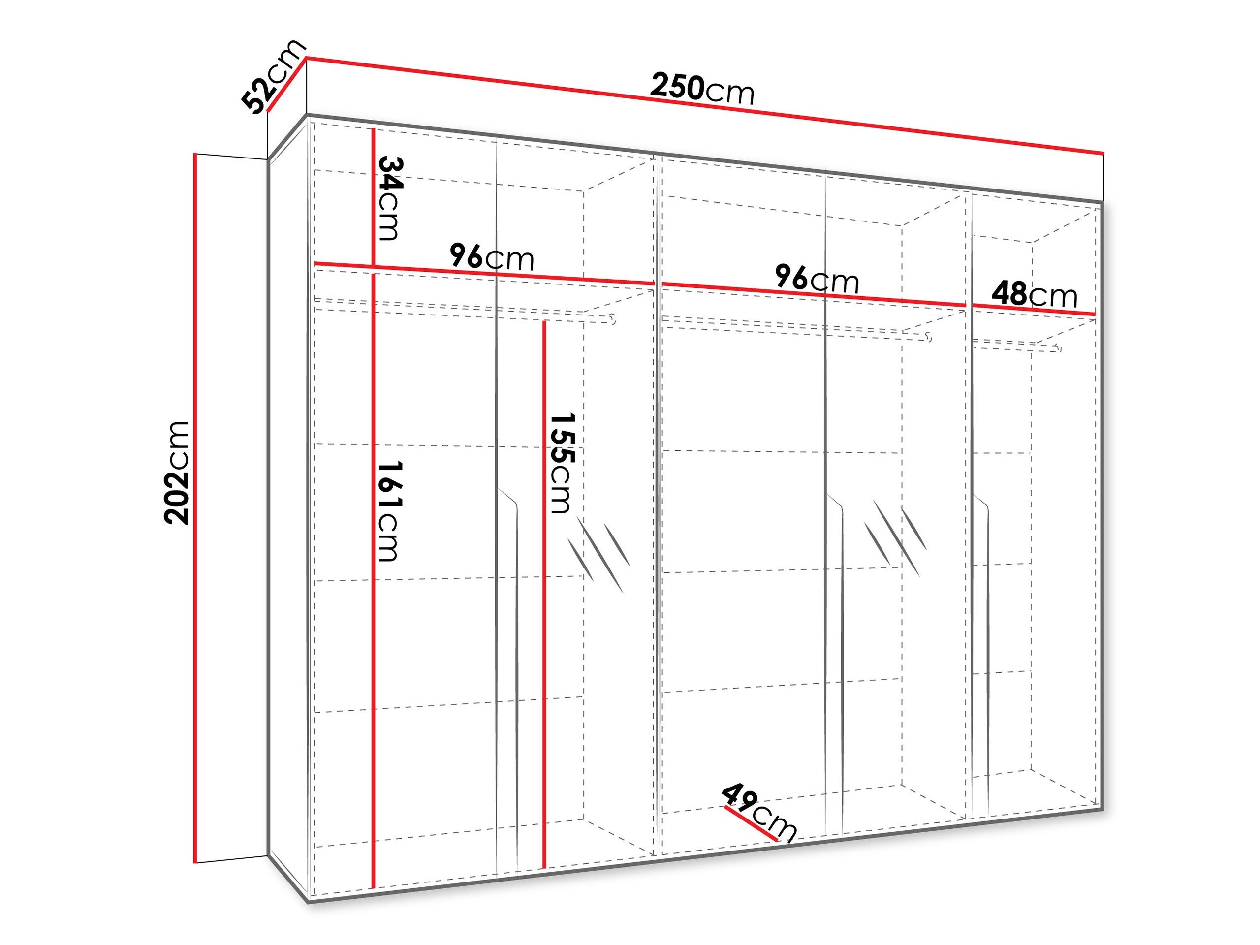 Armoire Hartford 587 (Cachemire)