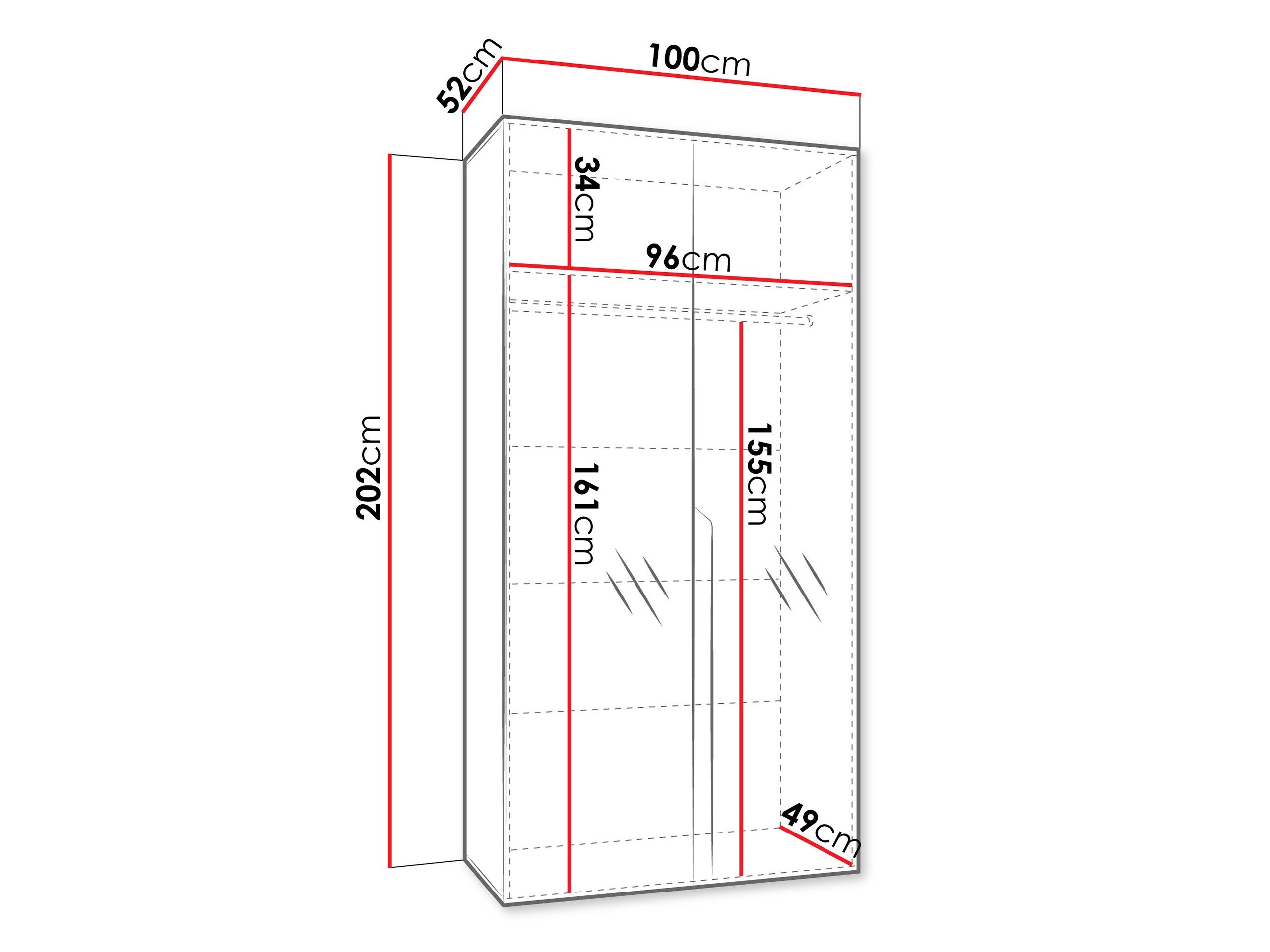Armoire Hartford 589 (Cachemire)