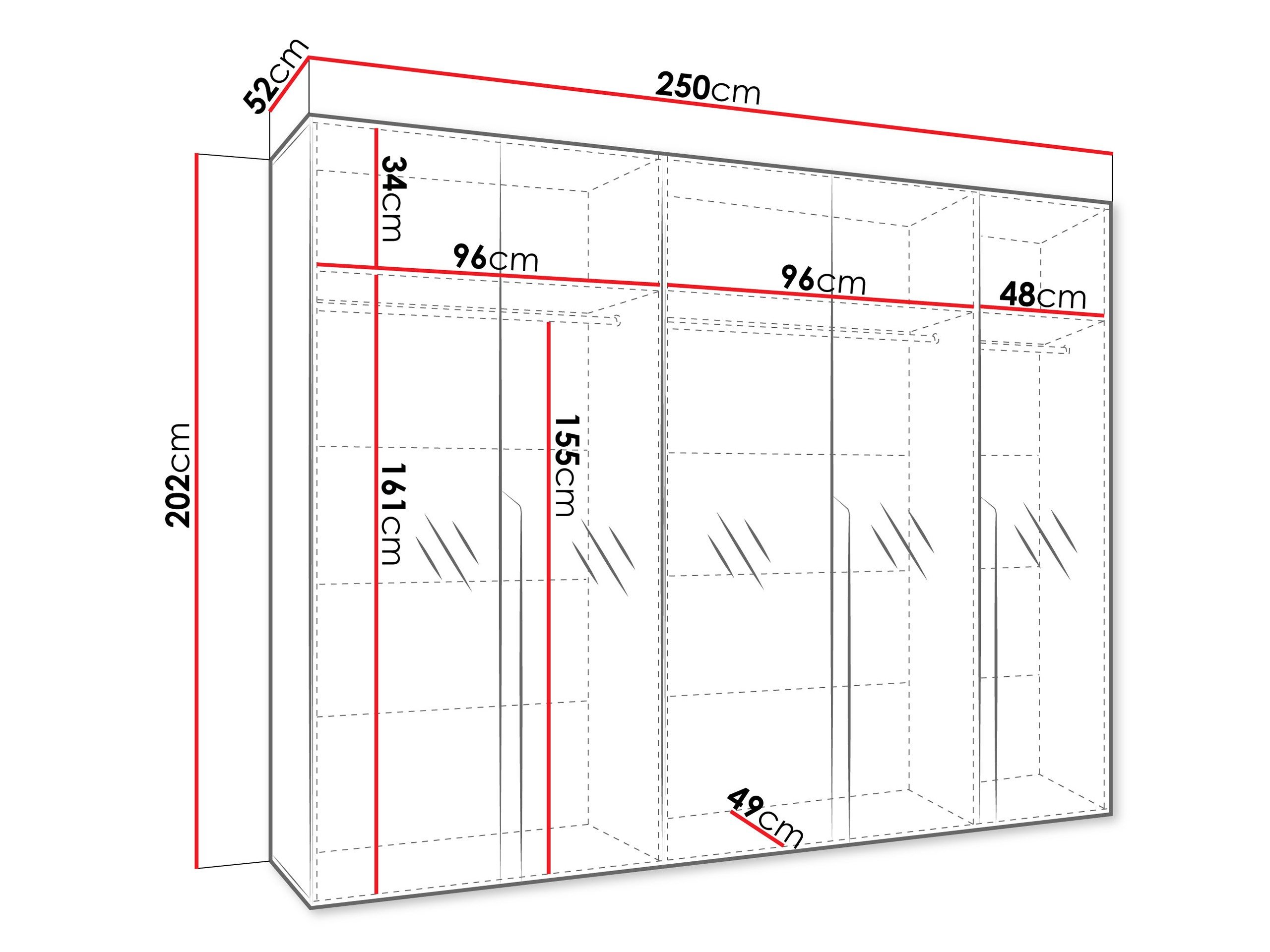 Armoire Hartford 592 (Cachemire)