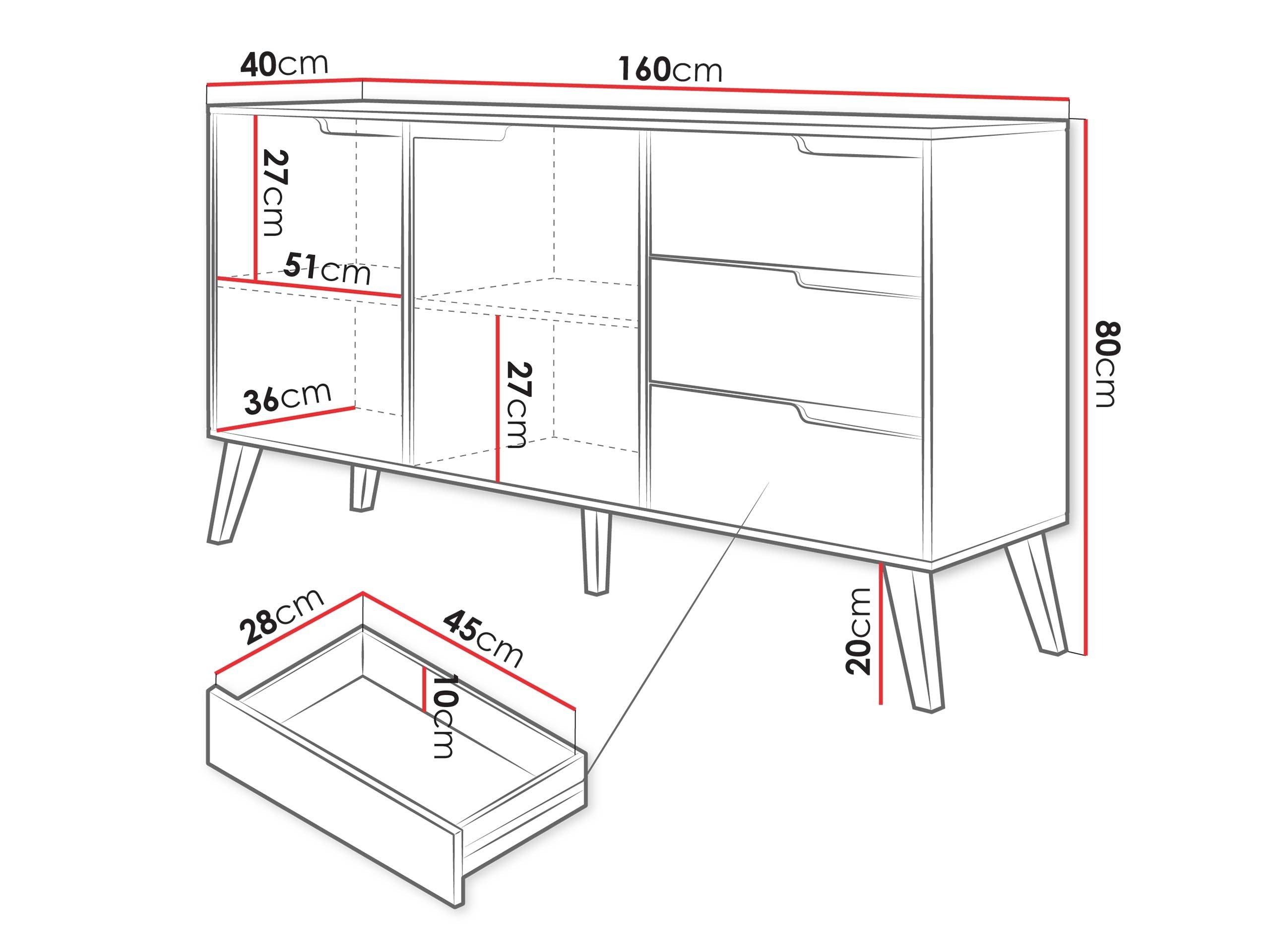 Commode Otis (Cachemire)