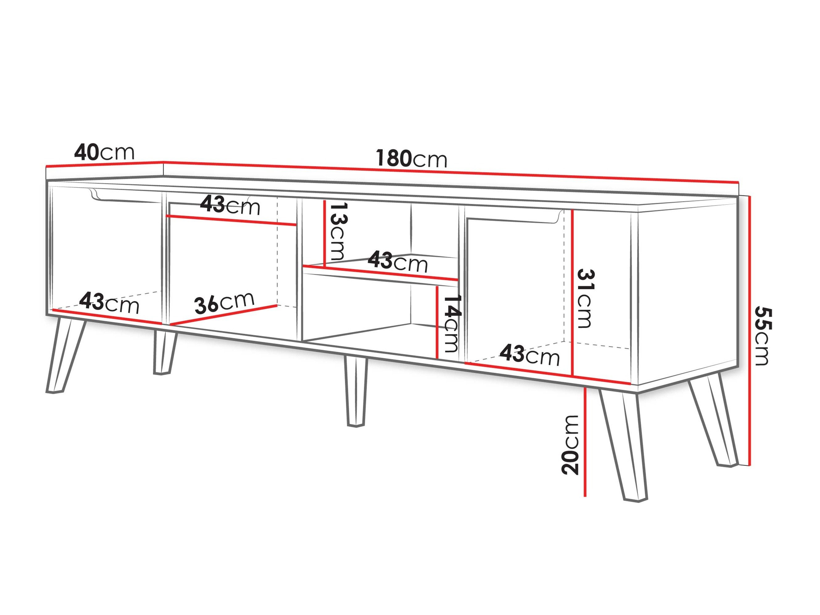 Meuble TV Elbtive 101 (Cachemire)