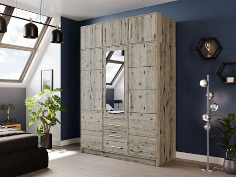 Armoire Dortivu IV (Chêne wellington)