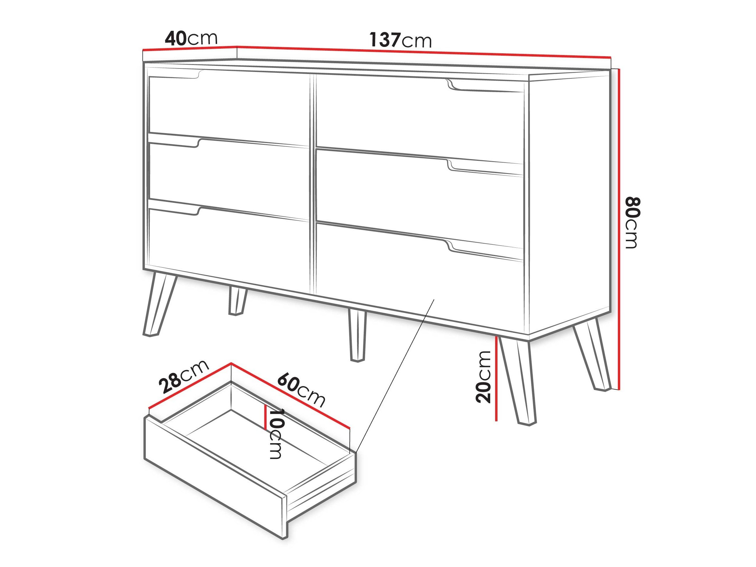 Commode Elbtive 103 (Noyer)
