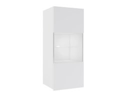 Armoire murale Remus I (Blanc + Blanc brillant)