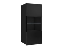 Armoire murale Remus I (Noir + Noir brillant)